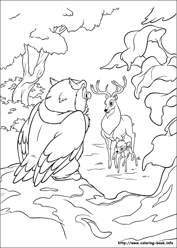 Bambi 2 coloring picture